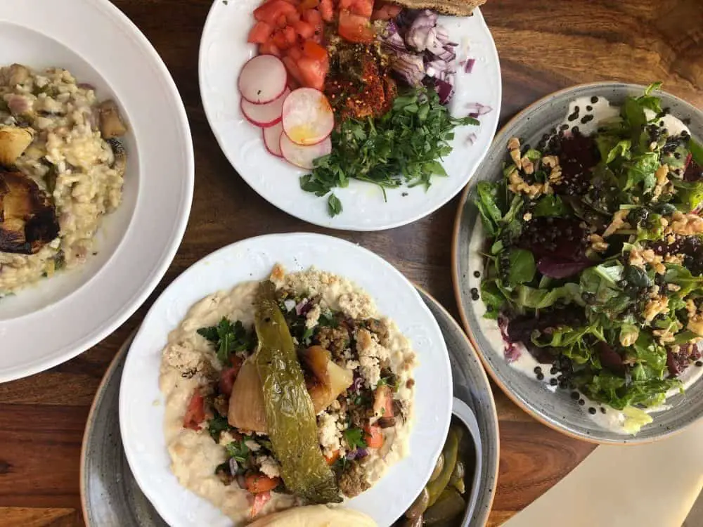Vegan food in Tel Aviv. Picture from Michelangelo Cafe